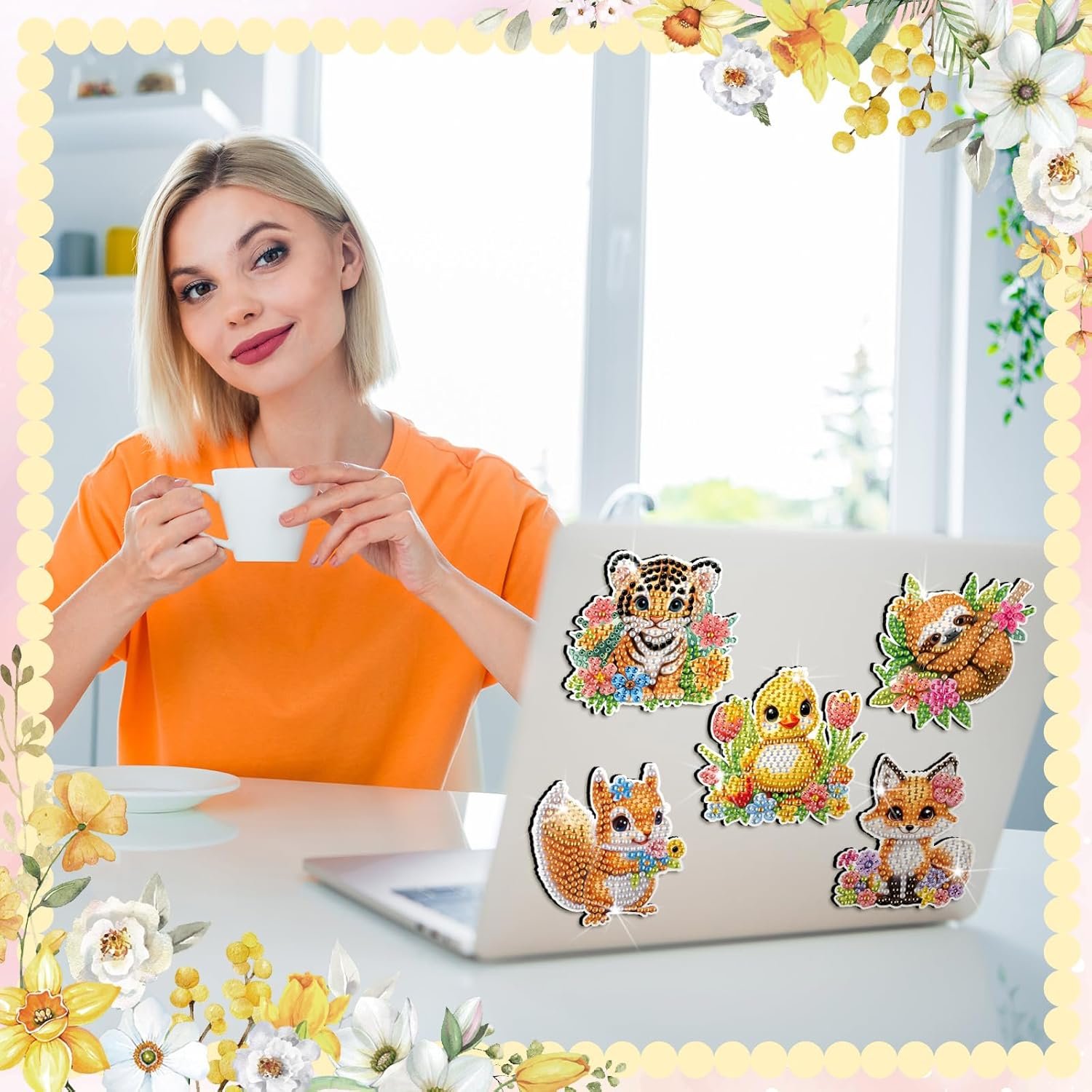 wholesale xuhal 30 pcs animal diamond painting magnets watercolor animal diamond art magnet kits for adults cute elephant tiger refrigerator magnetic sticker 5d rhinestone fridge stickers for diy crafts gifts factory & supplier oem