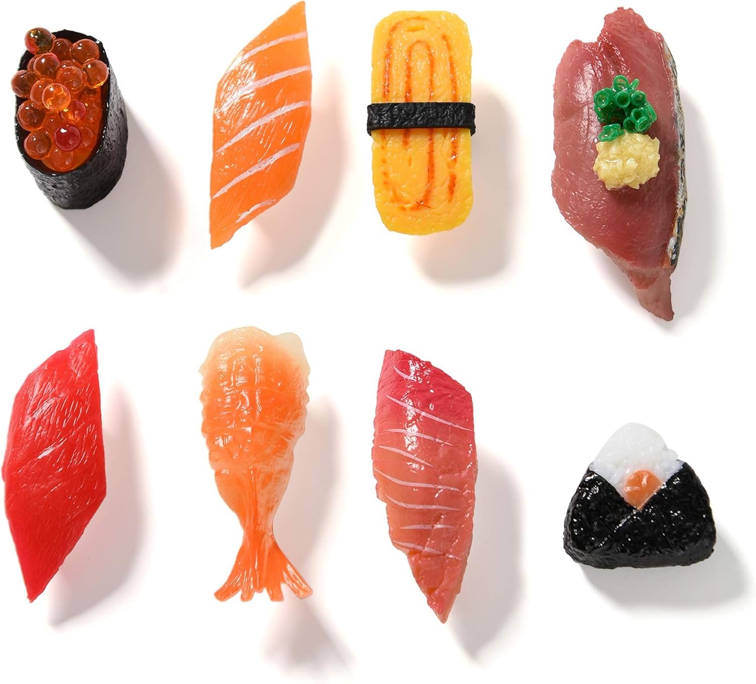 wholesale cute sushi fridge magnet japanese food fun magnets for refrigerator whiteboard, fake sushi food play toys for dollhouse cake kitchen decoration gifts(sushi 1) factory & supplier oem
