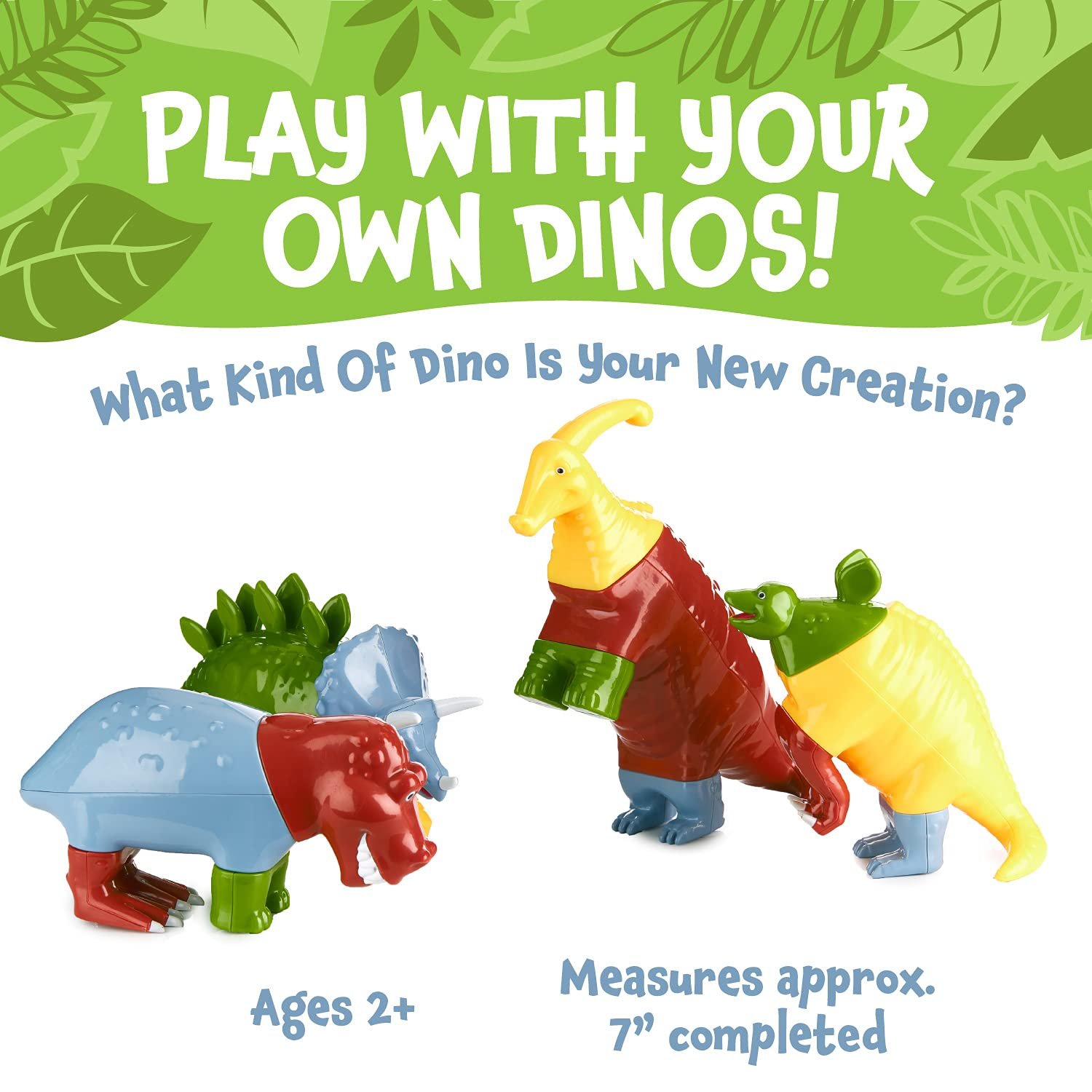 wholesale magnetic mix or match dinosaurs toy play set, 15 pieces factory & supplier oem