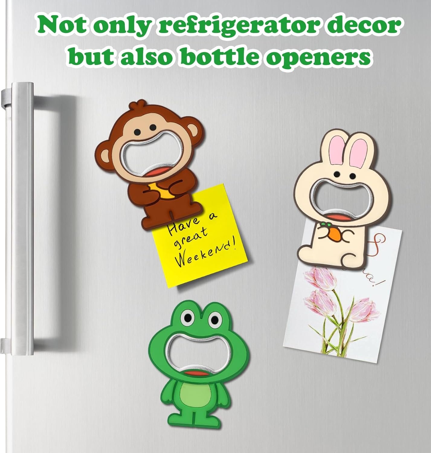 wholesale magnetic animal-shaped beer bottle opener, cute bottle cap opener fridge decor for pet lovers, strong hold refrigerator magnet opener for beer, soda, coke bottles factory & supplier oem