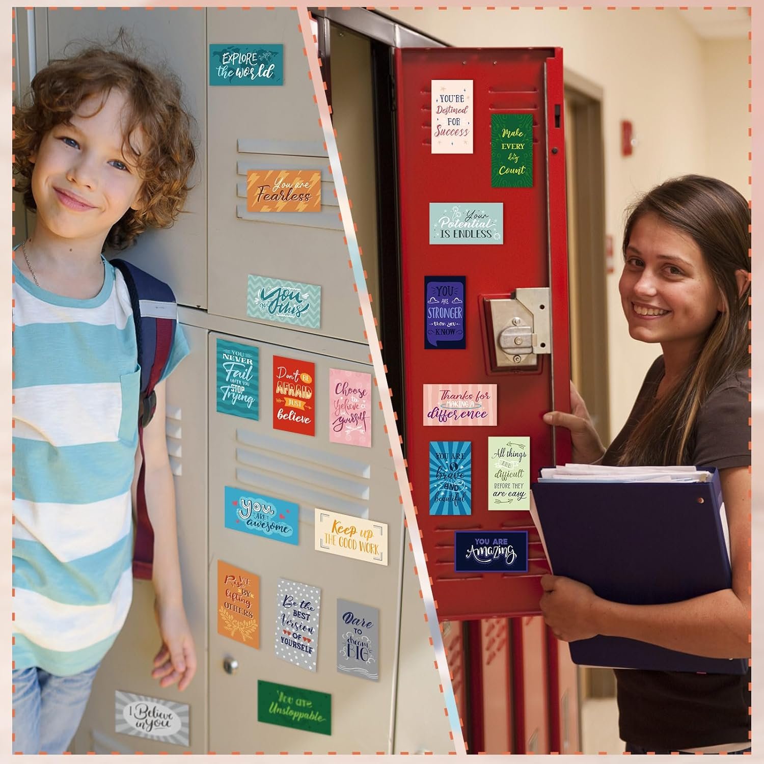wholesale xuhal 60 pcs inspirational magnets bulk rectangle positive affirmation magnets decals decorative inspiring quotes fridge magnetic stickers for adults students team motivational gifts (classic) factory & supplier oem
