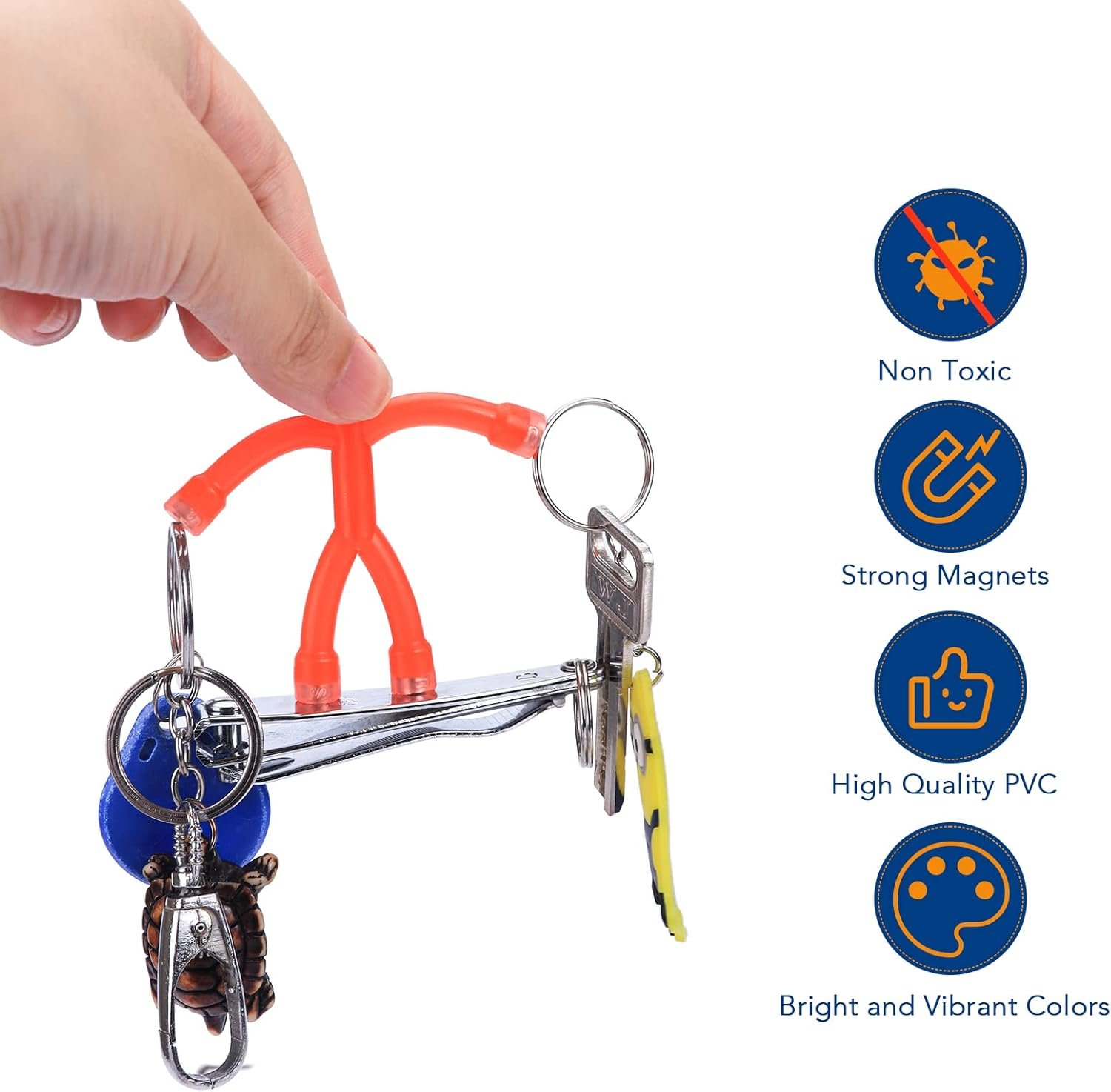 wholesale trymag 10 pcs fridge magnets men, funny magnetic humanoid toys for kids, cute fridge magnet people for office, colorful humanoid magnetic toys for locker decor, adults, whiteboard factory & supplier oem