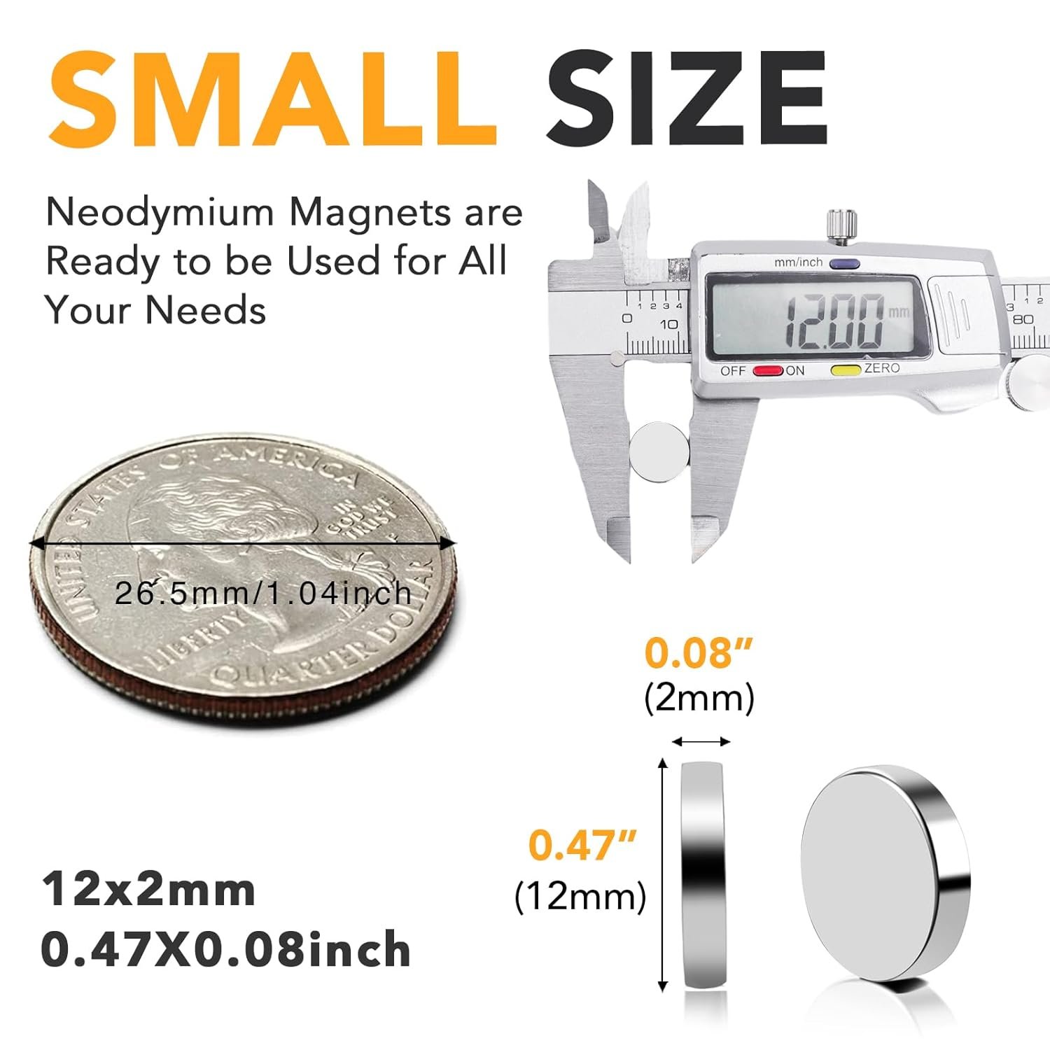wholesale trymag small 150pcs neodymium magnets, 12x2mm tiny strong small round circle rare earth magnets for refrigerator, office, whiteboard, crafts, diy, kitchen factory & supplier oem