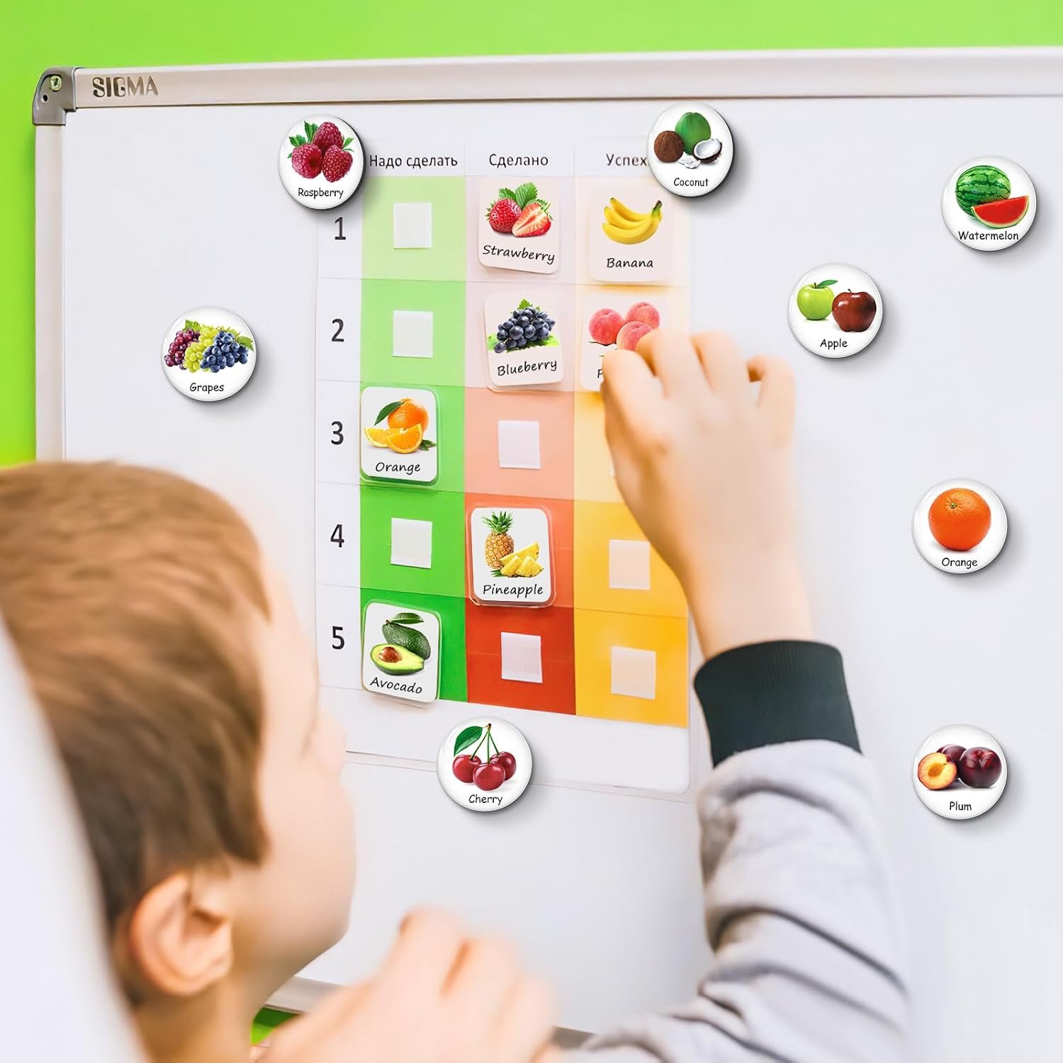 wholesale morcart fridge magnets, 16pcs food fruit magnets for refrigerator locker whiteboard decorative magnetic board cabinets classroom office cubicle school factory & supplier oem