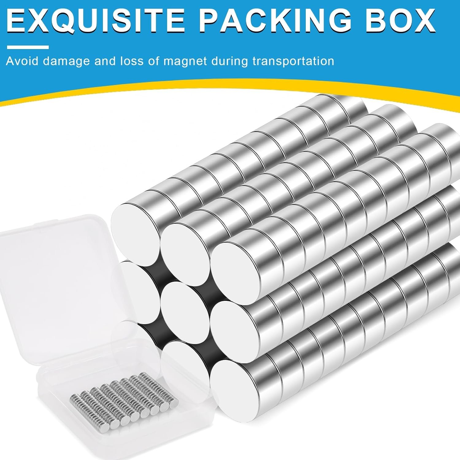 wholesale small magnet, 180 pack refrigerator magnets 6x2mm rare earth magnets neodymium magnet for crafts, whiteboard, kitchen cabinet factory & supplier oem