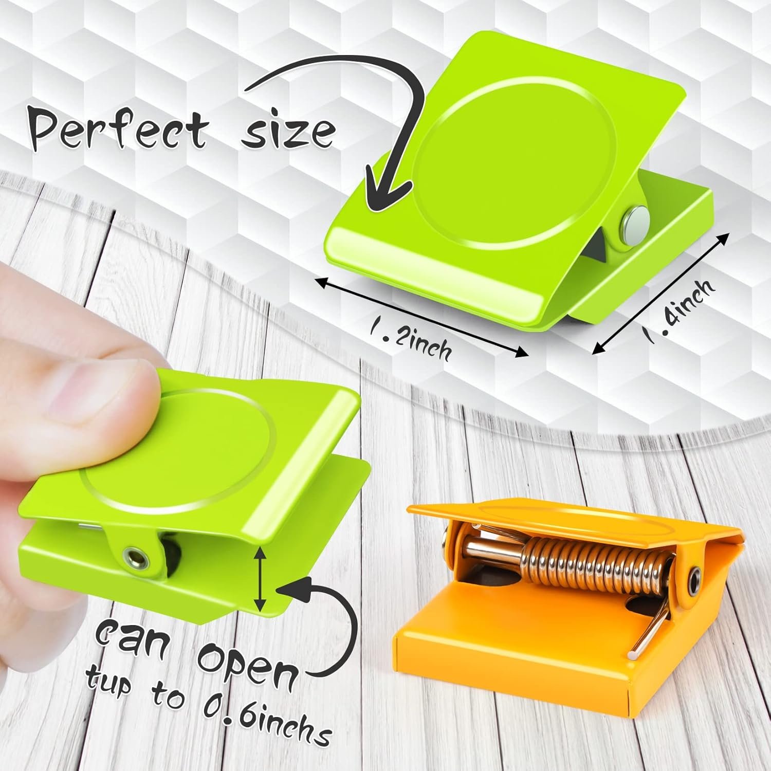 wholesale grtard 12 pack magnetic clips heavy duty, colorful strong fridge magnet clips heavy duty, metal magnet clips for fridge, clip magnets, magnetic clips for refrigerator, locker, whiteboard, home, office factory & supplier oem