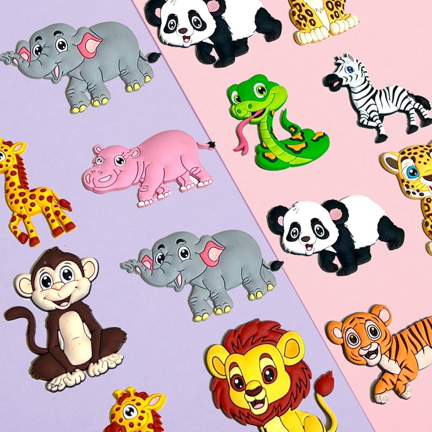 wholesale fridge magnets for toddlers,jungle animal refrigerator magnets for kids,safari fridge magnetic,baby learning magnet educational toys gift for whiteboard factory & supplier oem