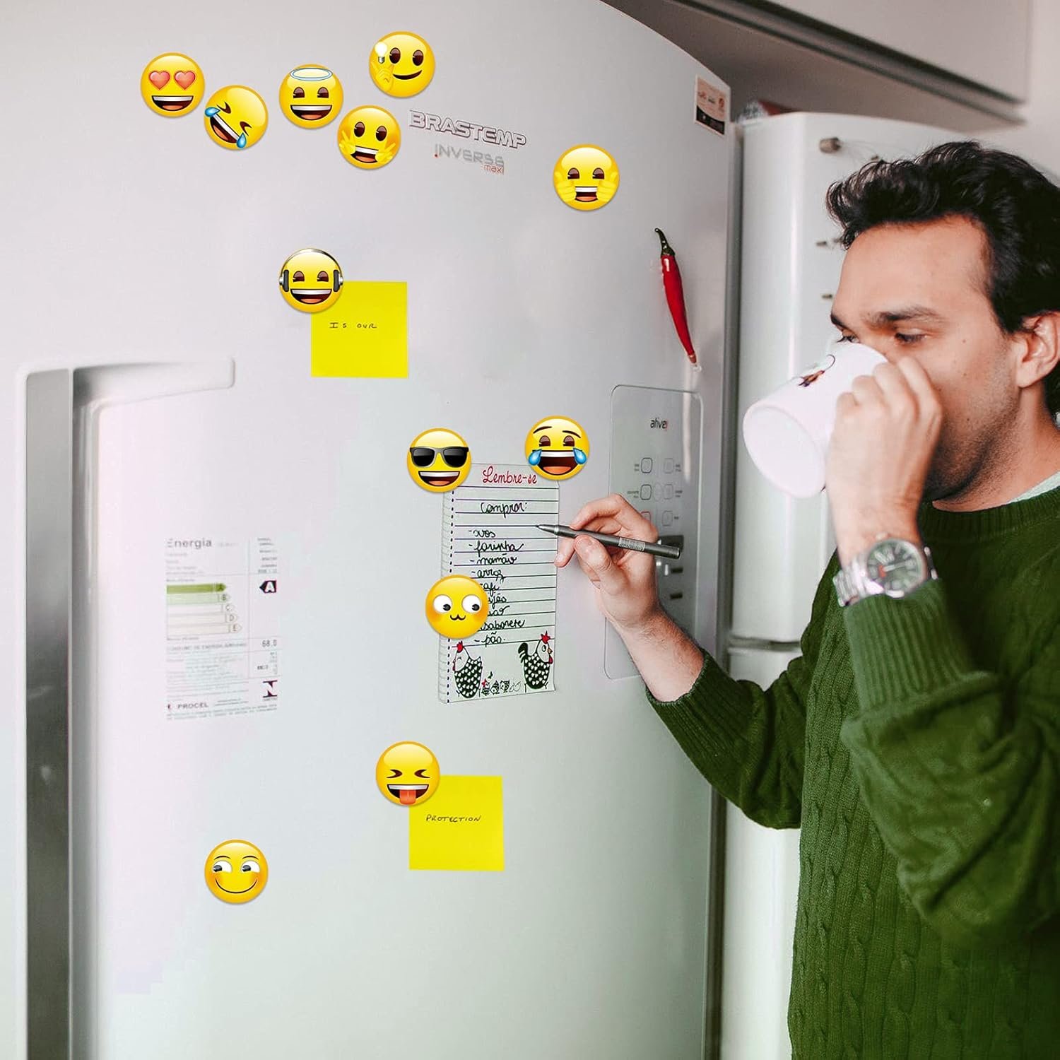 wholesale morcart 28pcs emoji fridge magnets refrigerator funny fridge magnets cute magnets for whiteboard locker decorative magnets magnets for office and kitchen - gifts for lady and emoji enthusiasts factory & supplier oem