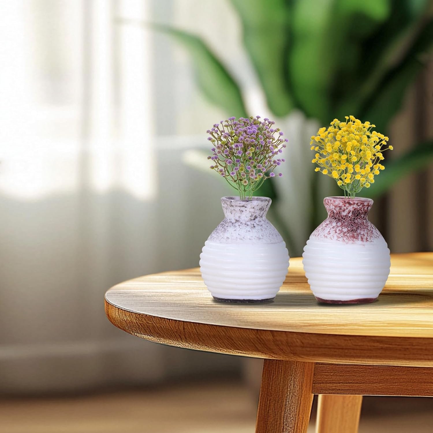 wholesale mini vase magnets for fridge, funny mini plant magnets for refrigerator decor kitchen home,thoughtful for plant lovers (6pcs) factory & supplier oem