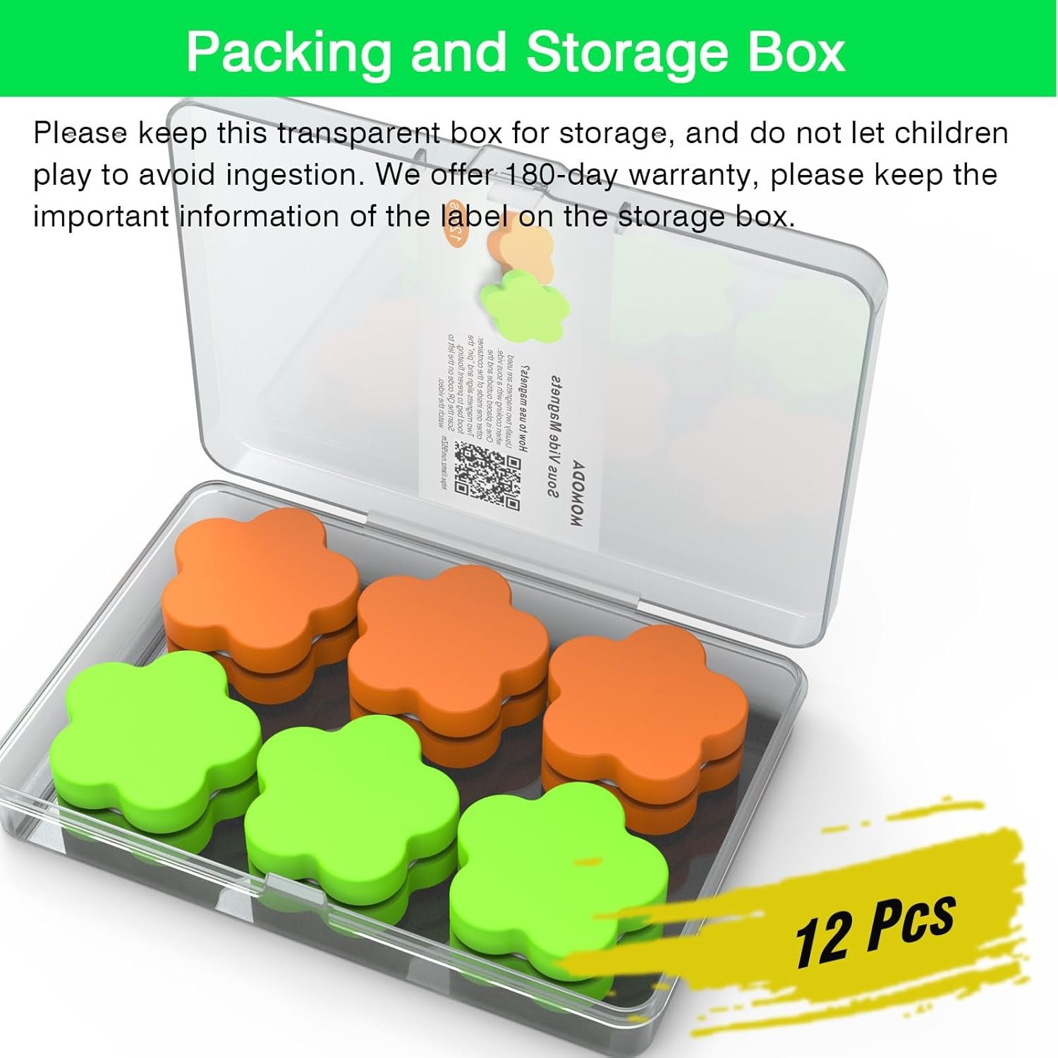wholesale momoma sous vide magnets 12pcs (6 orange&6 green)–food-grade silicone coated weights, keep bags submerged, multi-use for cooking, display, home&office,magnetic weights works on all sous vide machines factory & supplier oem