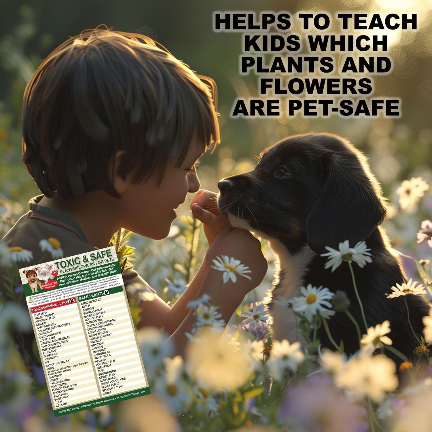wholesale magnetic list toxic safe plants flowers for pets - dog cat chart - plants flowers dogs cats should not eat - chart decorative magnets - pet safety - pet adoption essentials gift 5.5 x 8.5 inches factory & supplier oem