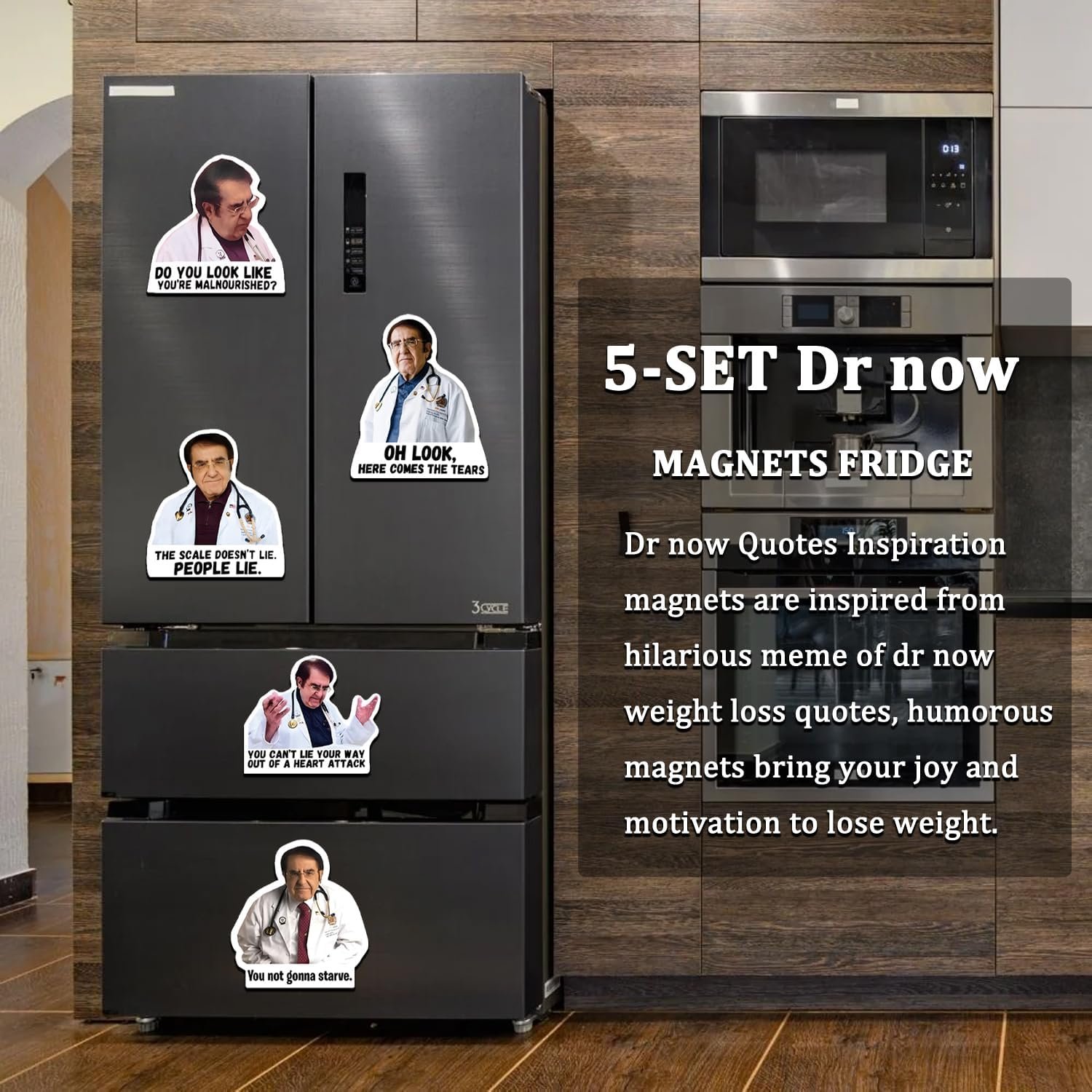 wholesale 5pcs large dr now magnets 3.7''× 3.7