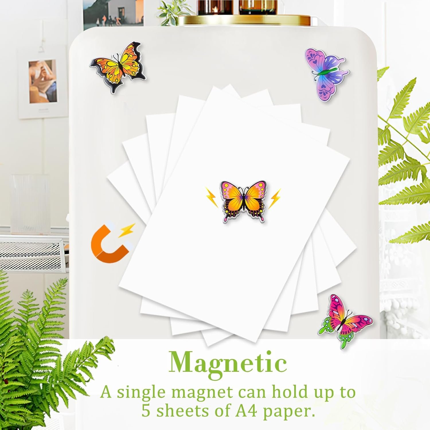 wholesale morcart butterfly magnets for fridge, cute animal magnets for refrigerator kitchen office classroom lockers teacher students whiteboards 6pcs factory & supplier oem