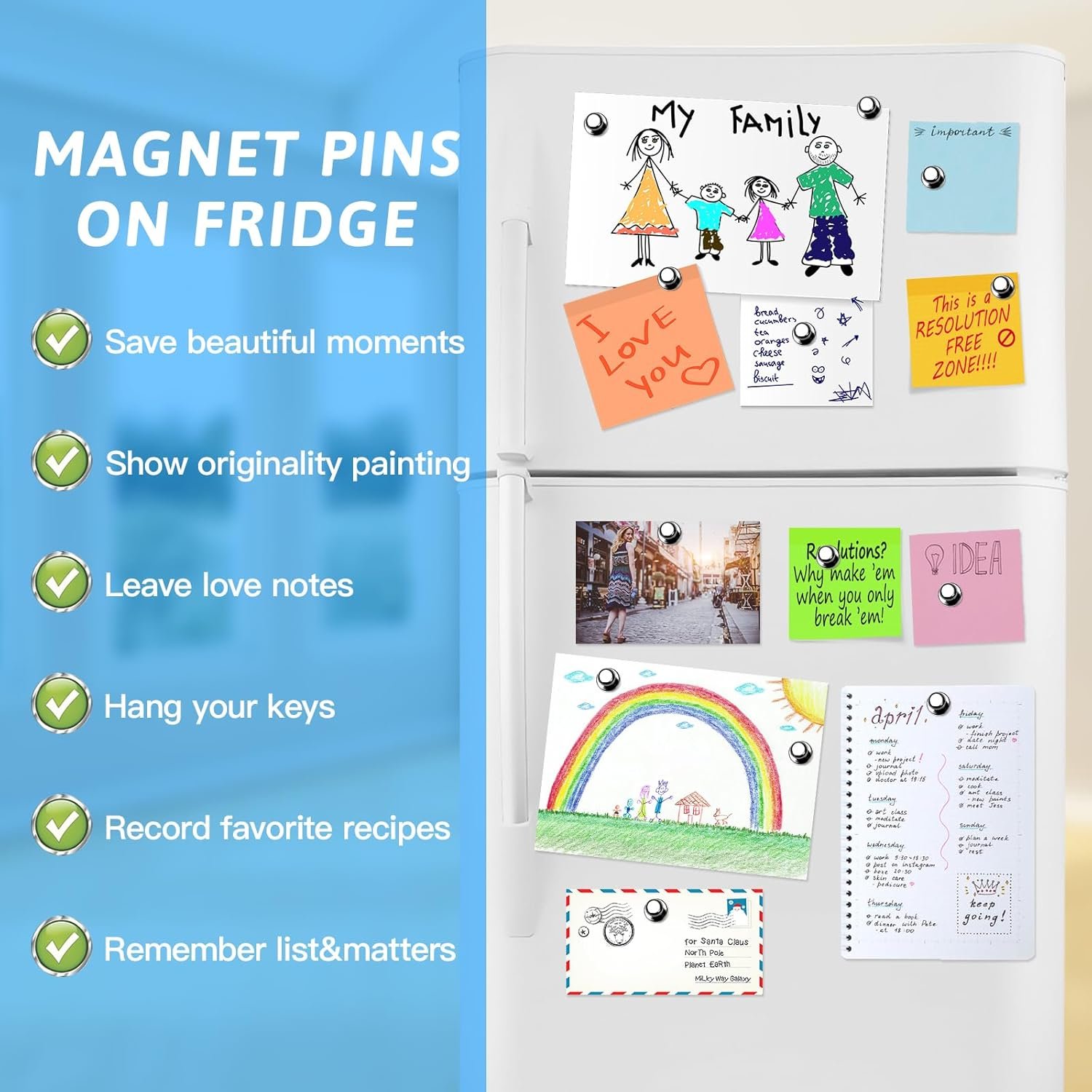 wholesale 20pack strong magnets for refrigerator neodymium fridge magnets adult magnets for dry erase board lockers whiteboard kitchen home office classroom black factory & supplier oem