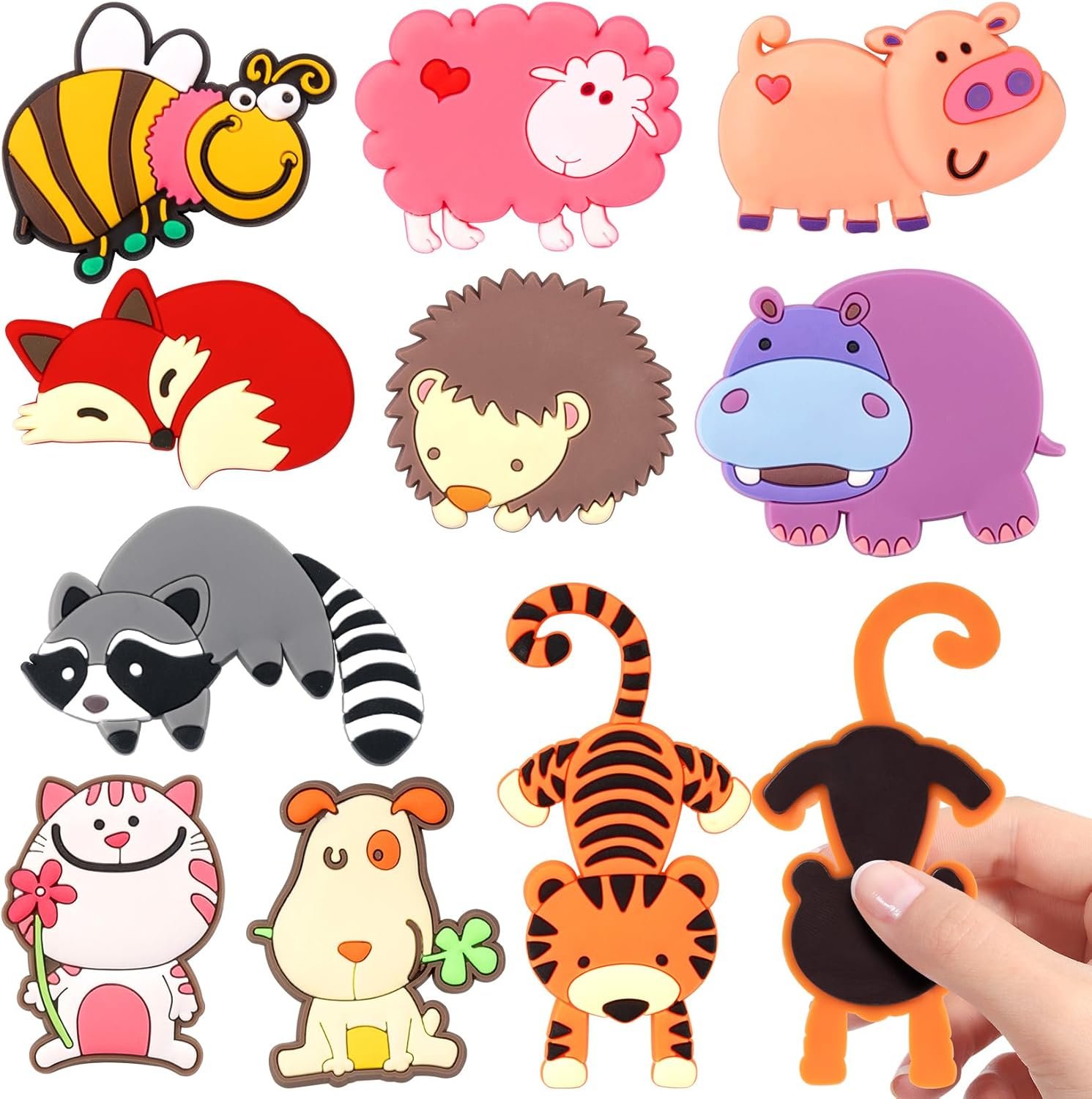 wholesale vndueey fridge magnets, 10 pack cute farm animal magnets, fun refrigerator magnet whiteboard magnet, full back magnetic play animal, gifts for boys and girls factory & supplier oem