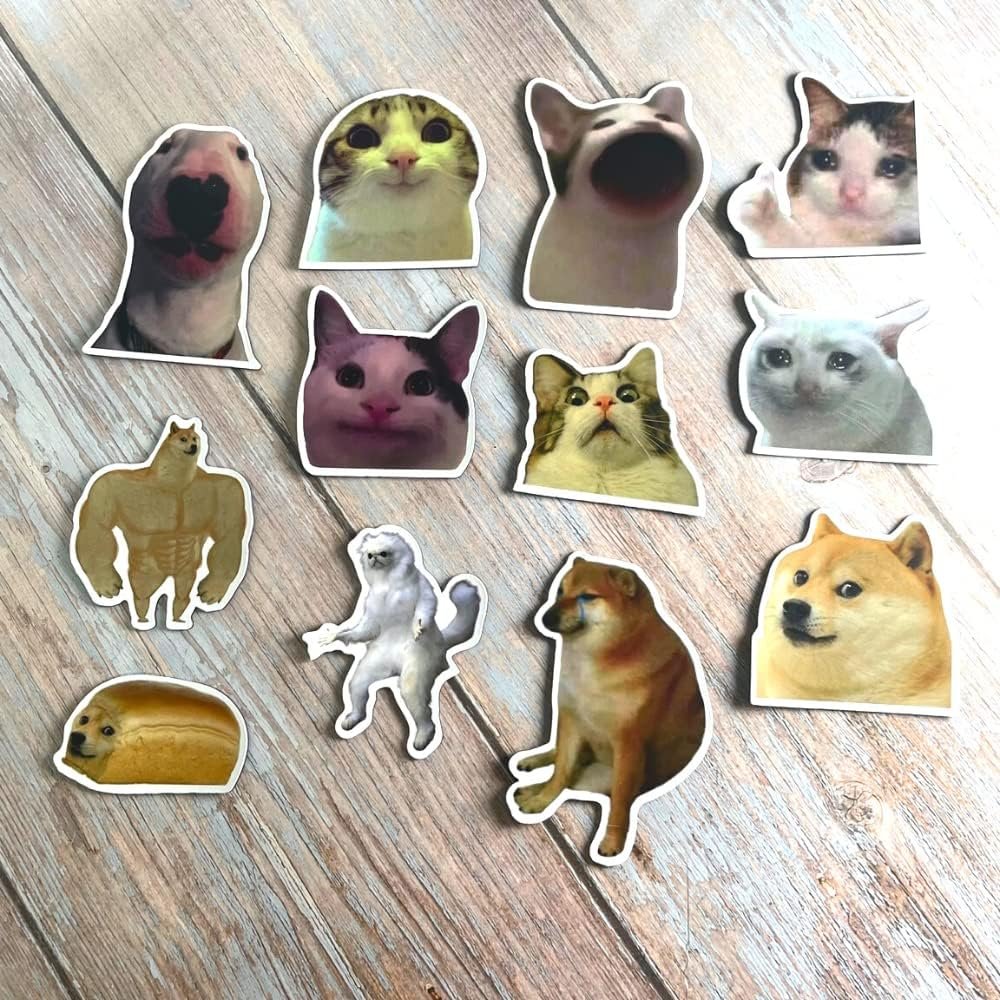 wholesale funny magnets, fun cute cool meme phrase quote word magnet set for adults; applicable on fridge, refrigerator & car with jesus i saw that, it’s fine cat & dog gifts (b) factory & supplier oem