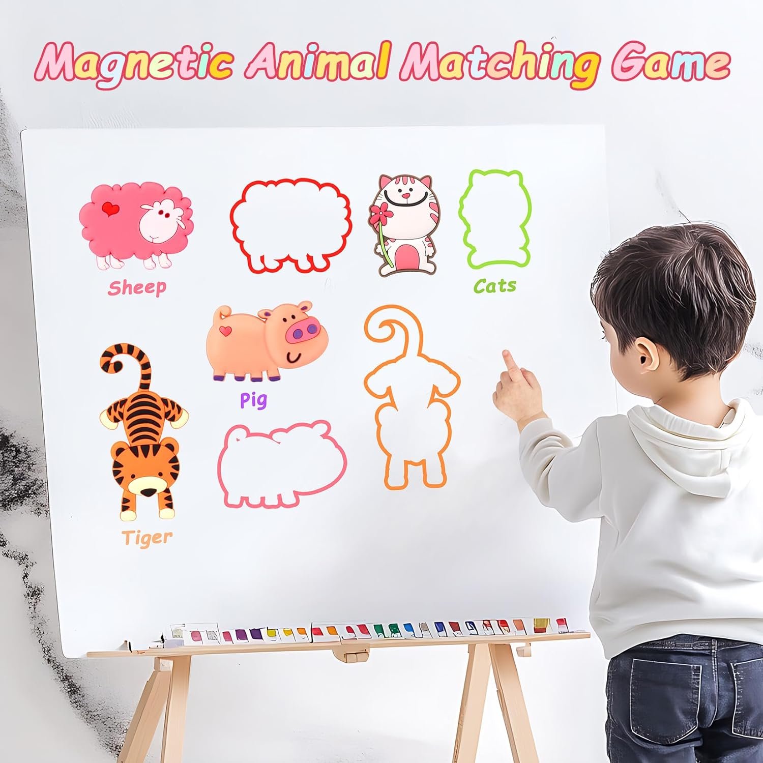 wholesale vndueey fridge magnets, 10 pack cute farm animal magnets, fun refrigerator magnet whiteboard magnet, full back magnetic play animal, gifts for boys and girls factory & supplier oem