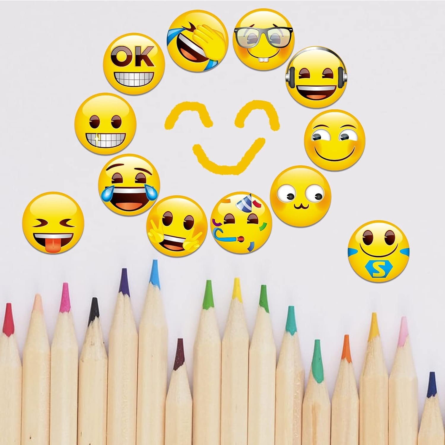 wholesale morcart 28pcs emoji fridge magnets refrigerator funny fridge magnets cute magnets for whiteboard locker decorative magnets magnets for office and kitchen - gifts for lady and emoji enthusiasts factory & supplier oem