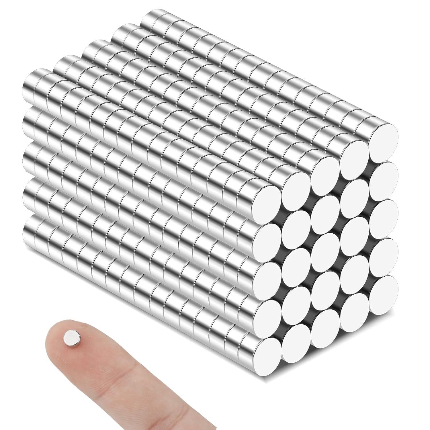wholesale 400 pack small magnets, 5x3mm refrigerator magnet rare earth magnet neodymium magnets for crafts, whiteboard, kitchen cabinet factory & supplier oem