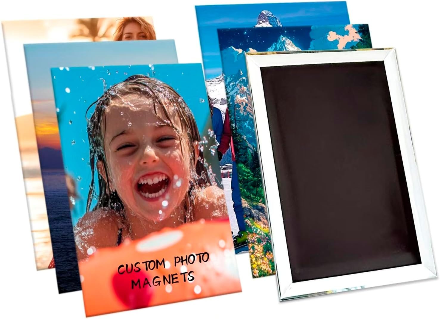 wholesale set of 12 custom photo magnets, personalized gifts, holiday keepsakes, personalized refrigerator magnets, birthday favors, baby shower favors, wedding favors, branding, newborn keepsakes factory & supplier oem