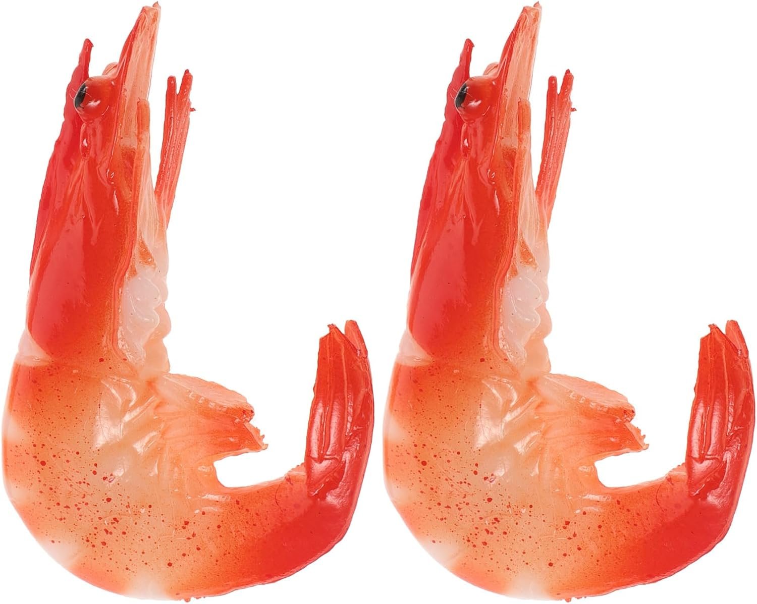 wholesale 2pcs food magnets funny kitchen artificial shrimp white board magnet refrigerator magnets decorative lovely fridge magnets decorative fridge decor fake shrimp ocean 3d pvc red factory & supplier oem