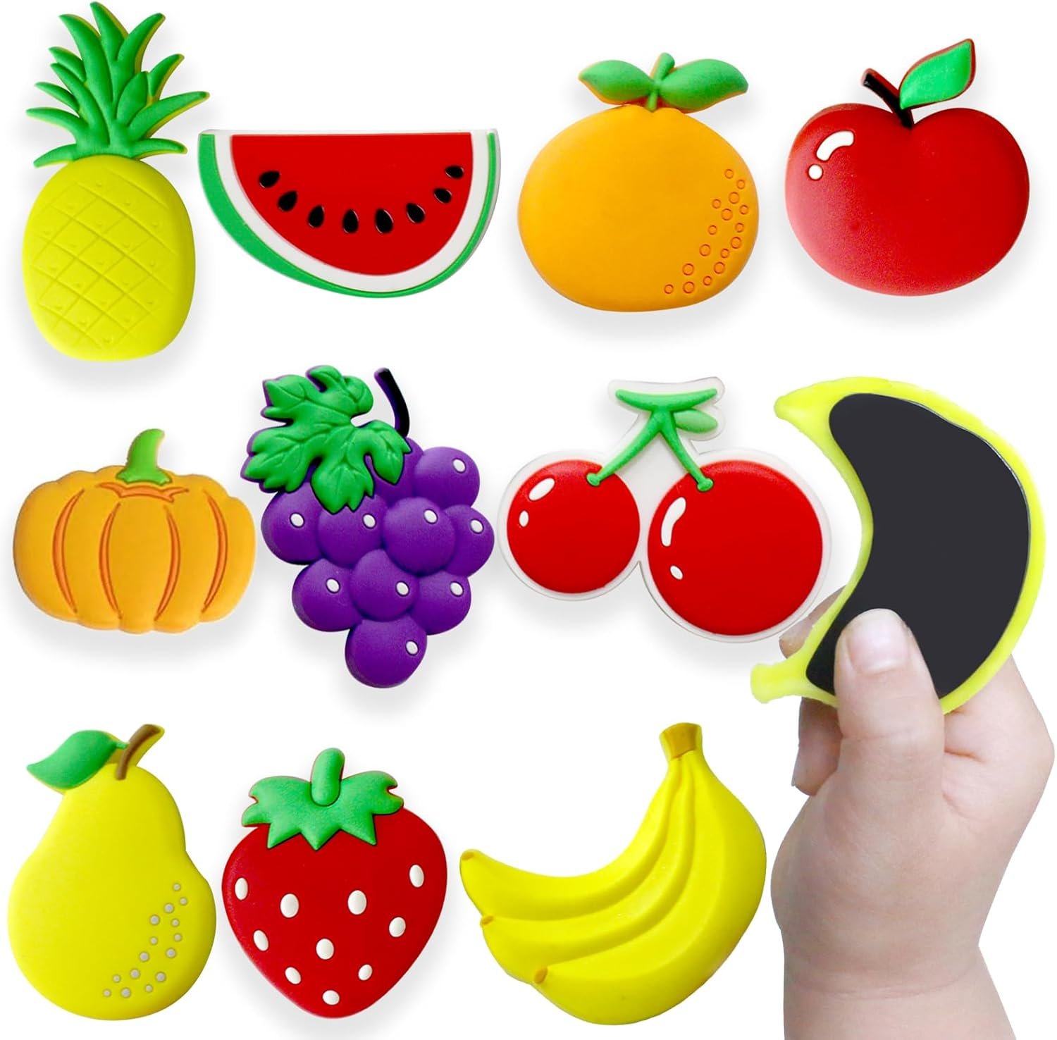 wholesale refrigerator magnets for todders, fruit fridge magnets for babies kids gift factory & supplier oem