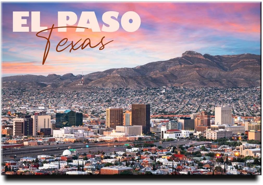 wholesale el paso fridge magnet texas refrigerator door photo magnet travel souvenir factory & supplier oem