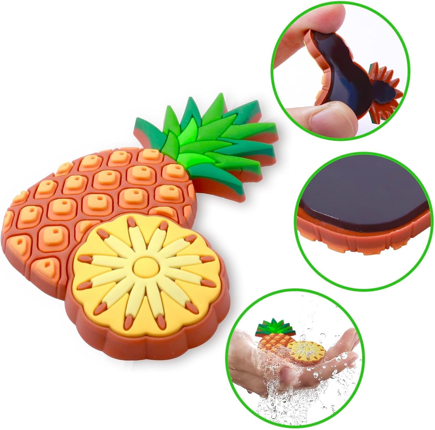 wholesale supineedo fridge magnet for toddlers 1-3, strong magnetic rubber cute fruit refrigerator magnet for kids, kids magnets for fridge baby magnet toys children gift for whiteboard fridge dishwasher oven factory & supplier oem