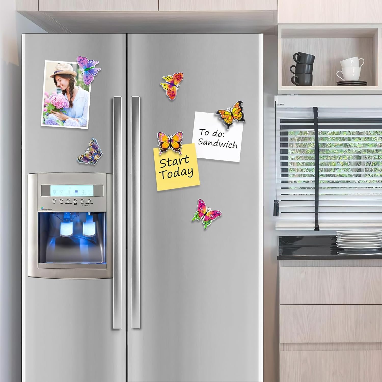 wholesale morcart butterfly magnets for fridge, cute animal magnets for refrigerator kitchen office classroom lockers teacher students whiteboards 6pcs factory & supplier oem