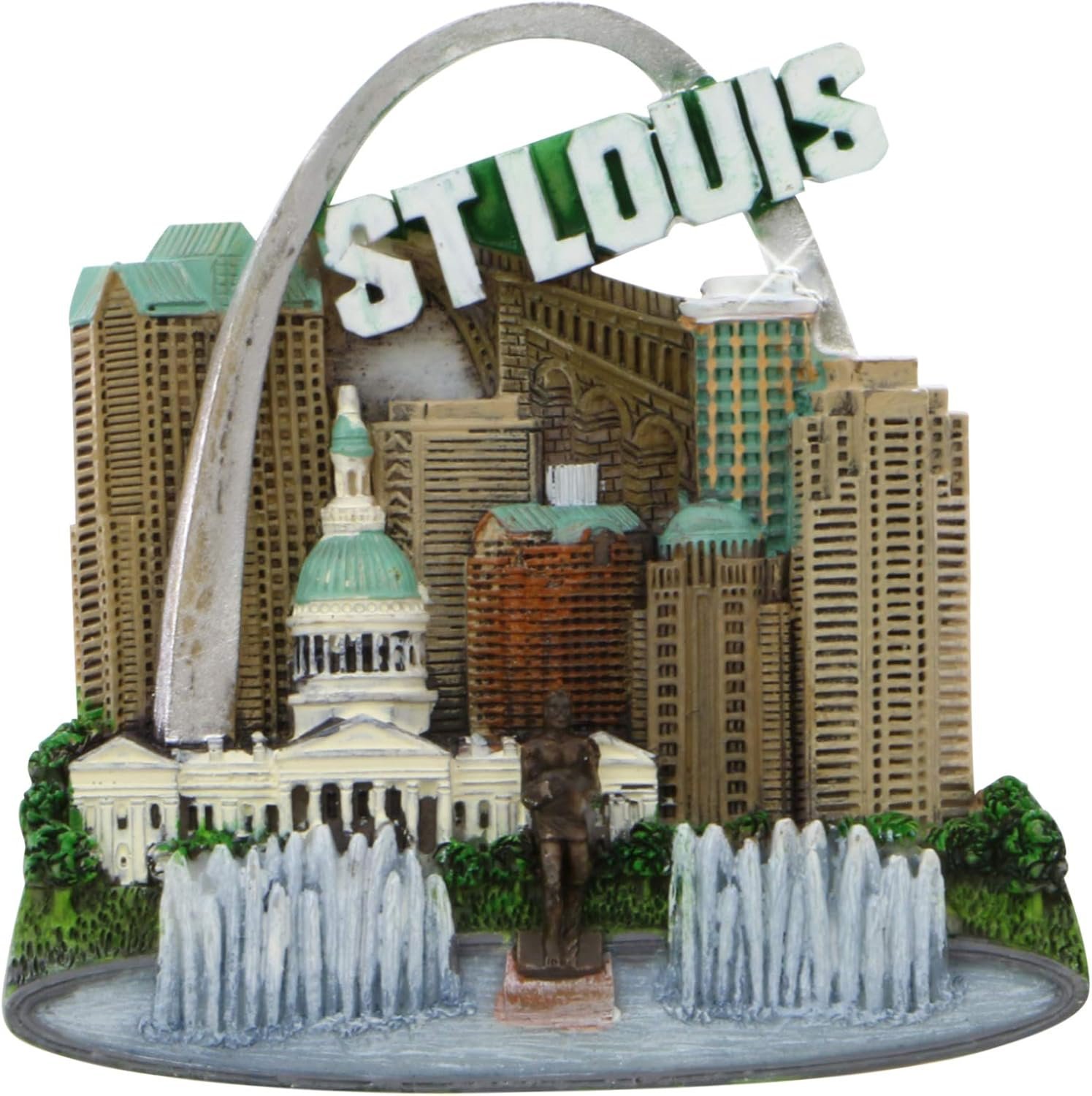 wholesale 3d resin st. louis magnet 2.5 inches factory & supplier oem
