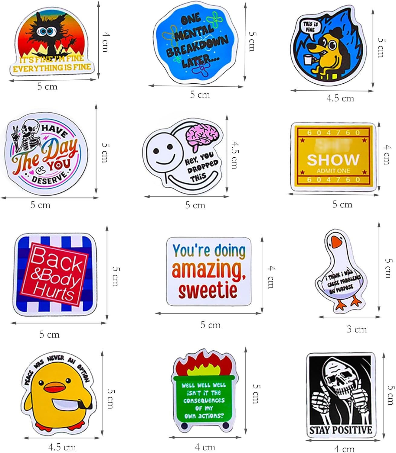wholesale diyasy funny fridge magnet, 12 pcs kids magnets for fridge cute memes animals words for toddlers home office refrigerator decorations photos notes factory & supplier oem