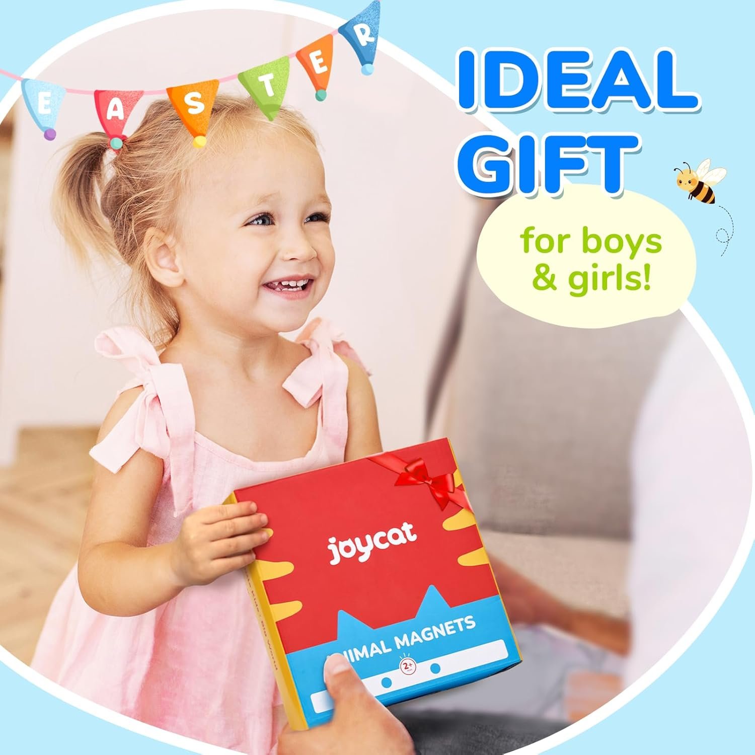 wholesale joycat wooden fridge magnets for toddlers, 50pcs magnetic color sorting refrigerator toys, farm & zoo animal magnets for kids, baby educational learning gifts for 2, 3, 4, 5 year olds factory & supplier oem