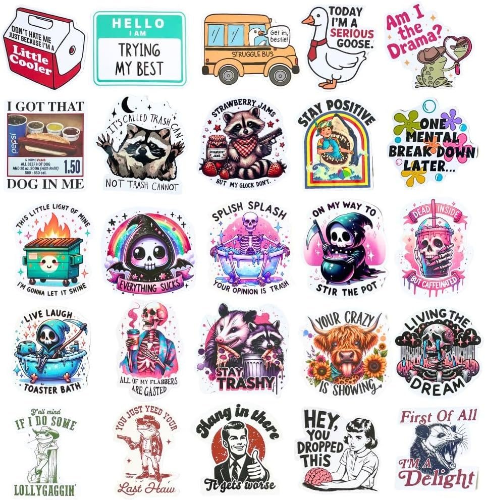 wholesale 25pc funny magnets bulk fun cool cute refrigerator fridge magnet sayings set for adults work office locker car women men boys girls meme retro vintage sassy nerdy hilarious weird for teacher nurse factory & supplier oem