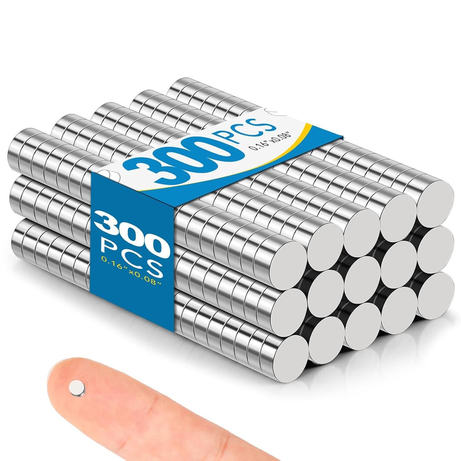 wholesale 300 pack small magnet, 4x2mm refrigerator magnets rare earth magnets neodymium magnet for crafts, whiteboard, kitchen cabinet factory & supplier oem