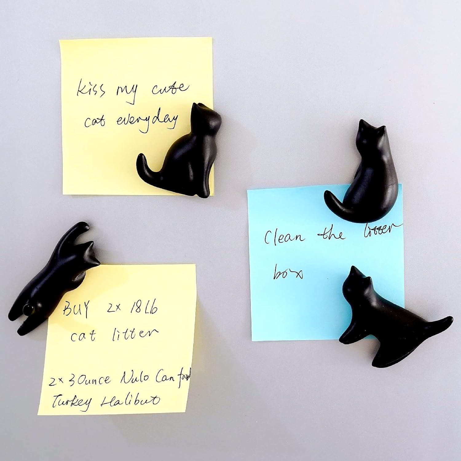 wholesale black cat refrigerator magnets, 4 pack cute cat fridge magnets gift for lady cats lovers novelty butt, 3d small fridge magnet funny for kitchen refrigerator, office, or classroom decor factory & supplier oem