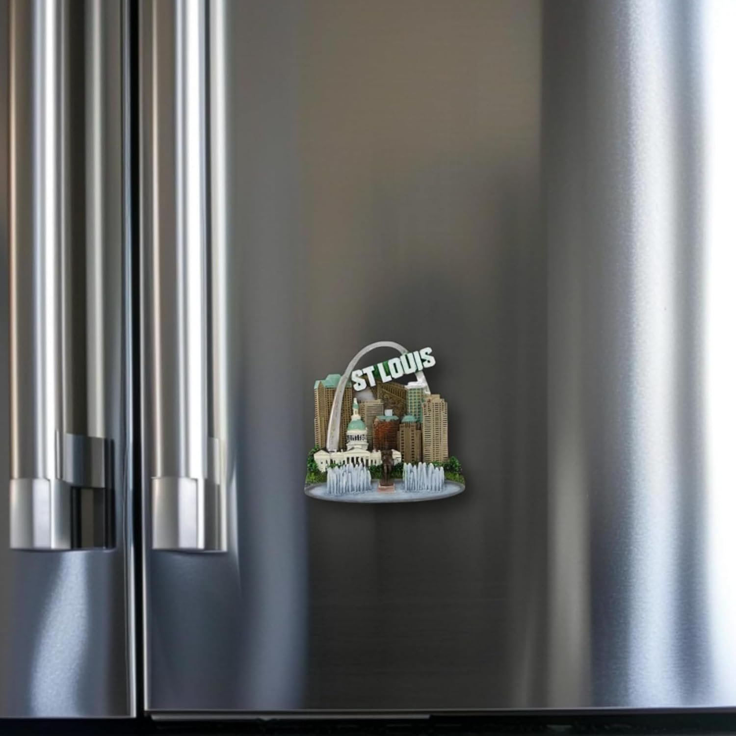 wholesale 3d resin st. louis magnet 2.5 inches factory & supplier oem