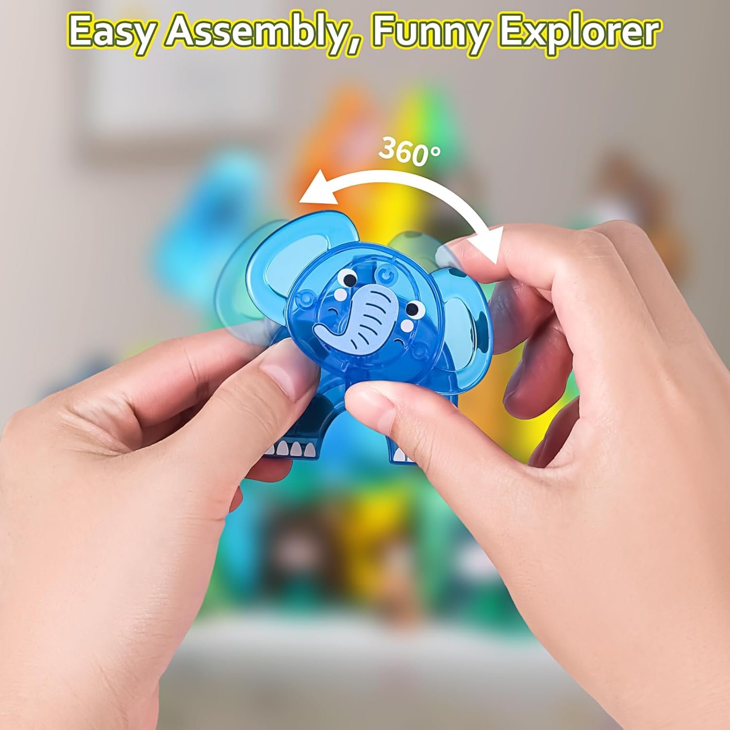 wholesale magnetic tiles set, magnet blocks building toys, safari animals magnetictile for toddler 3-5, assembly 3d structure jungle & forest theme, stem learning toy for kids girls,boys age 3 4 5 6 7 factory & supplier oem