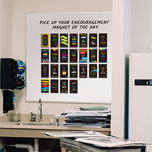 wholesale 50 pcs motivational magnets, 25 designs inspirational magnets positive affirmation decals for kids, adults, fridge (2' x 3.5') factory & supplier oem