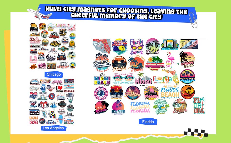 wholesale konohan 30 pcs los angeles souvenirs gifts los angeles magnet for refrigerator city magnetic fridge stickers for home decoration factory & supplier oem