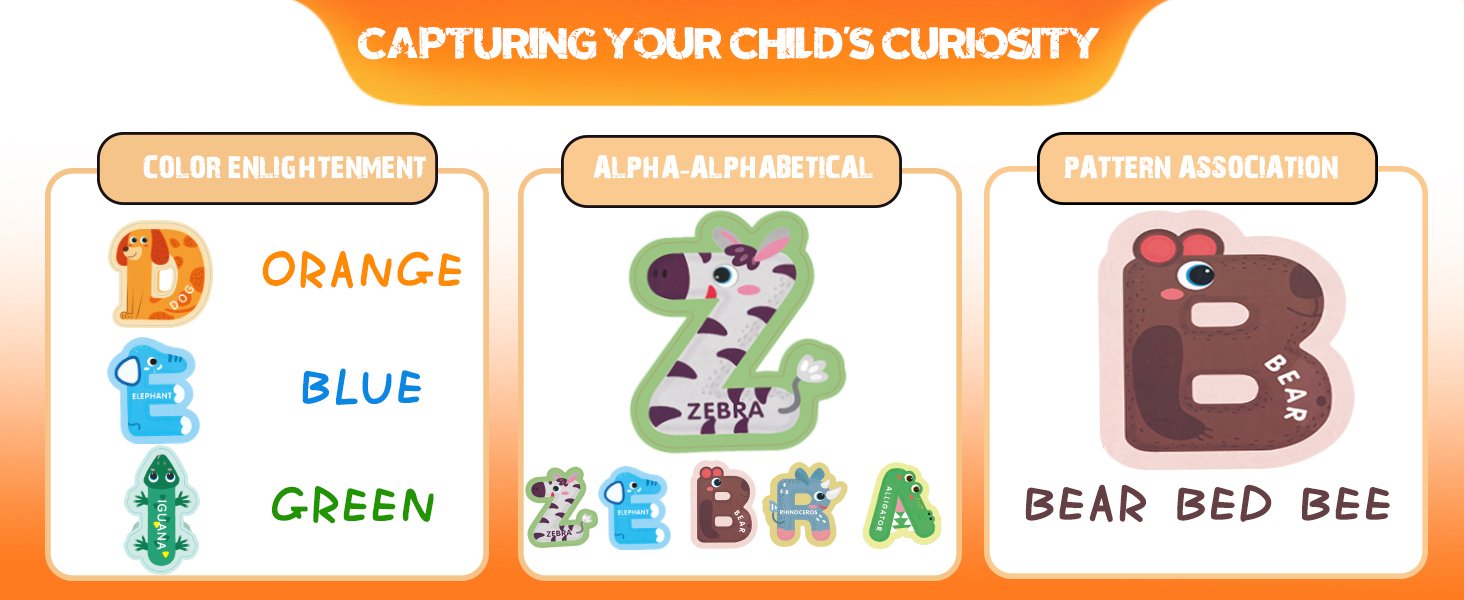 wholesale 52pcs magnetic letters and numbers large fridge magnets for toddlers 1-3 cute animal abc cardboard magnets for refrigerator alphabet magnet letters educational learning toys for 3 4 5 year old toddler factory & supplier oem