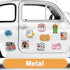 wholesale 12 pcs funny fridge magnets, cute meme refrigerator magnets fridge magnets adult duck dumpster word skull anime magnets for home office kitchen car decoration factory & supplier oem
