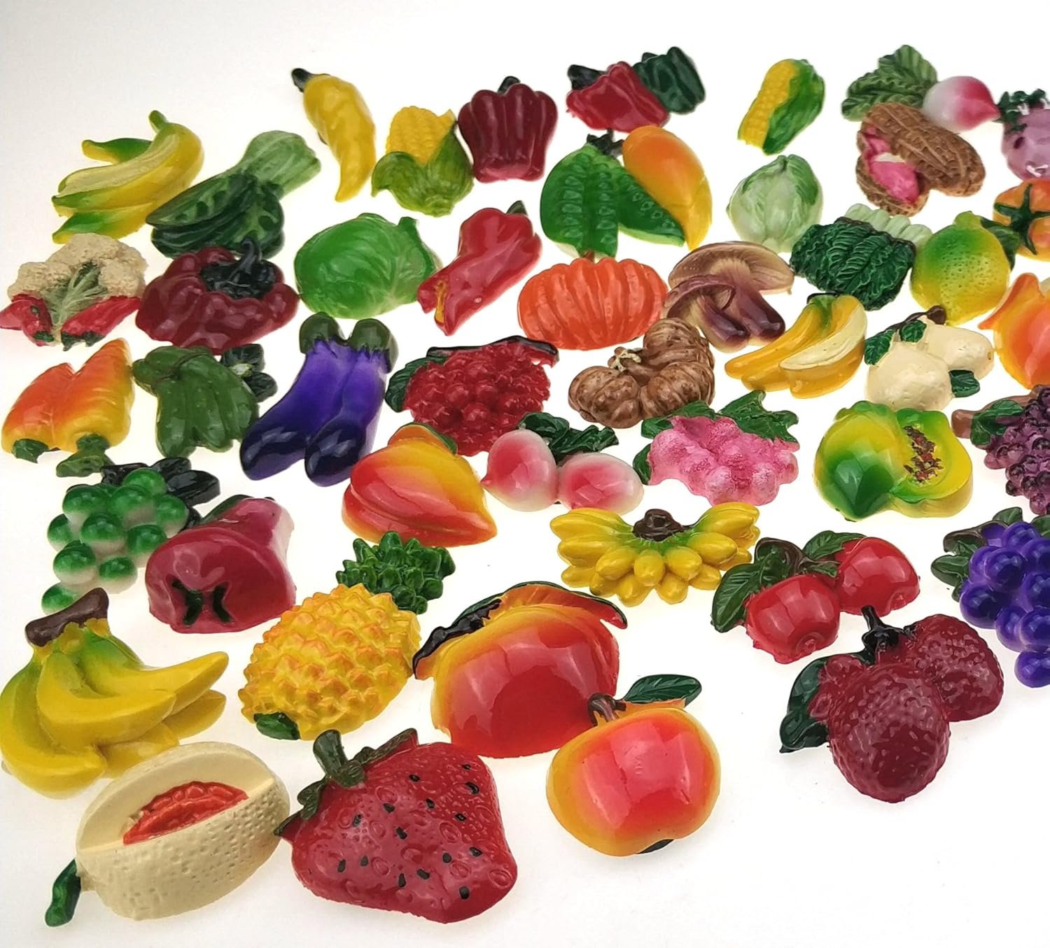 wholesale random 12pcs creative 3d resin fruit vegetables fridge magnets funny cute decoration refrigerator magnet accessories office school whiteboard magnet (random 12 styles (vegetables and fruits)) factory & supplier oem