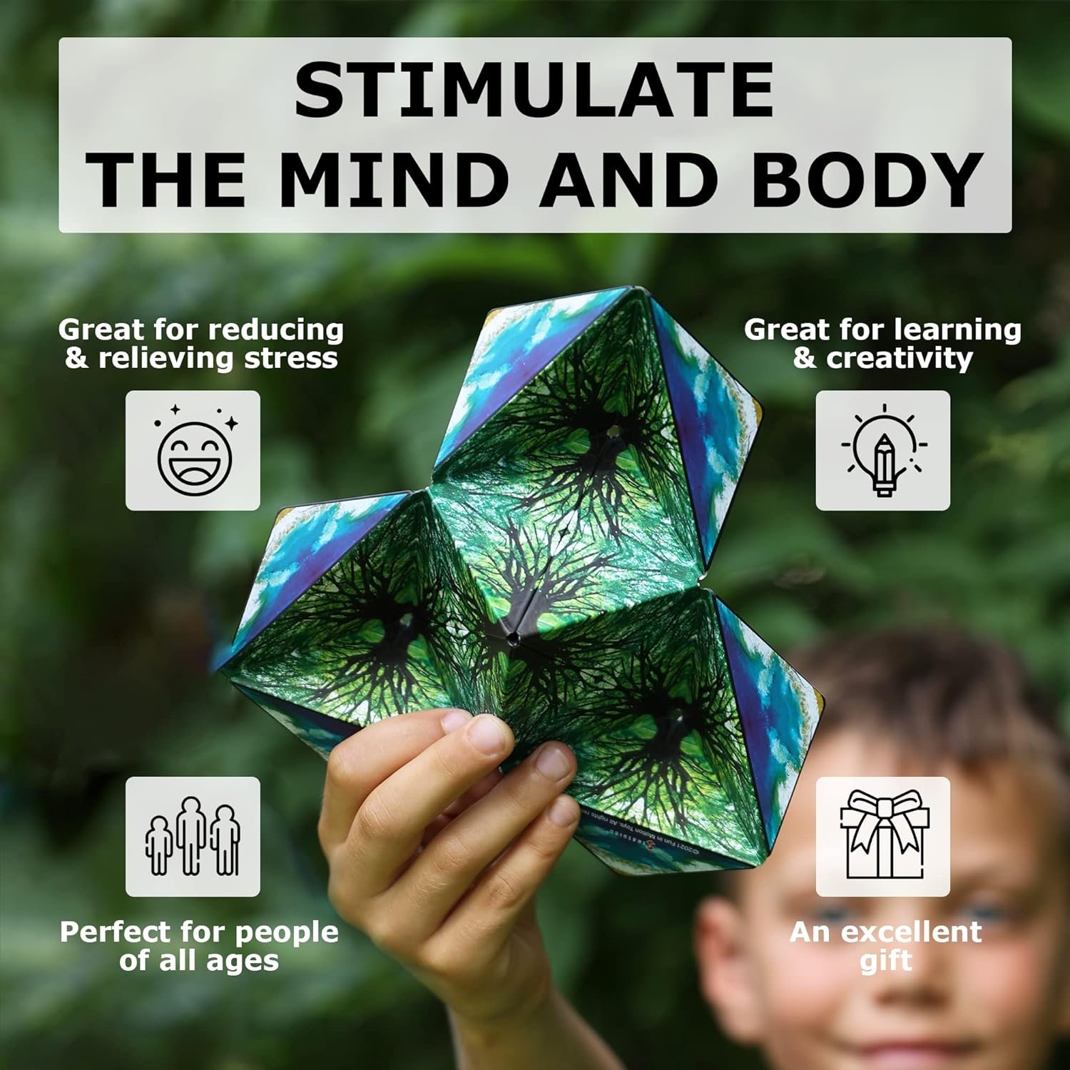 wholesale shashibo shape shifting box - stem magnetic fidget cube that transforms into over 70 shapes, download fun in motion toys mobile app (spaced out) factory & supplier oem