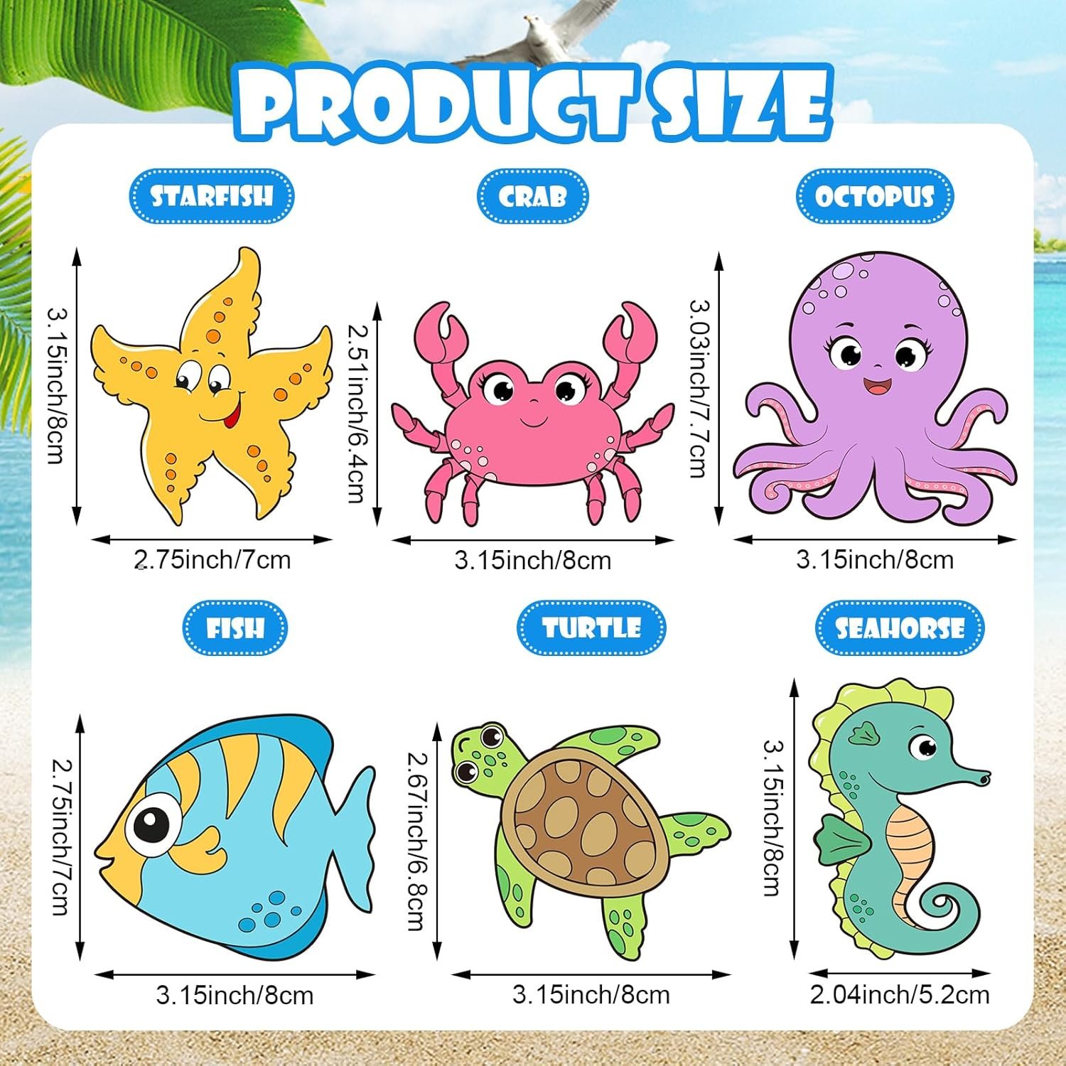 wholesale 30 sets ocean animals crafts for kids color your own under the sea magnets kit diy coloring sea animals magnet craft ornaments for school classroom home activities summer animals art party favors factory & supplier oem