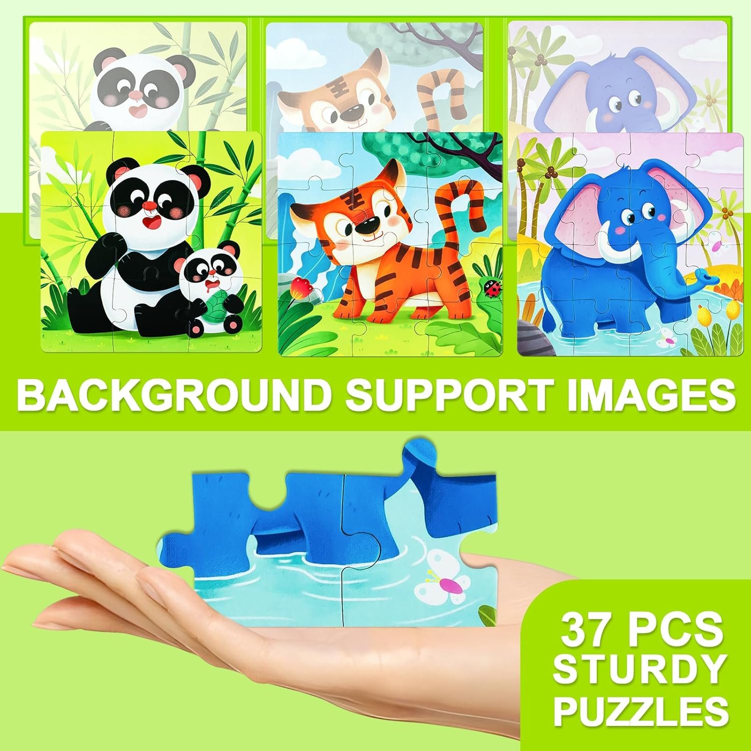 wholesale magnetic puzzles for toddler ages 3-5, 3 in 1 animals magnet puzzle book, montessori preschool learning toy, travel toys and travel games for 3-5 year olds boys and girls factory & supplier oem