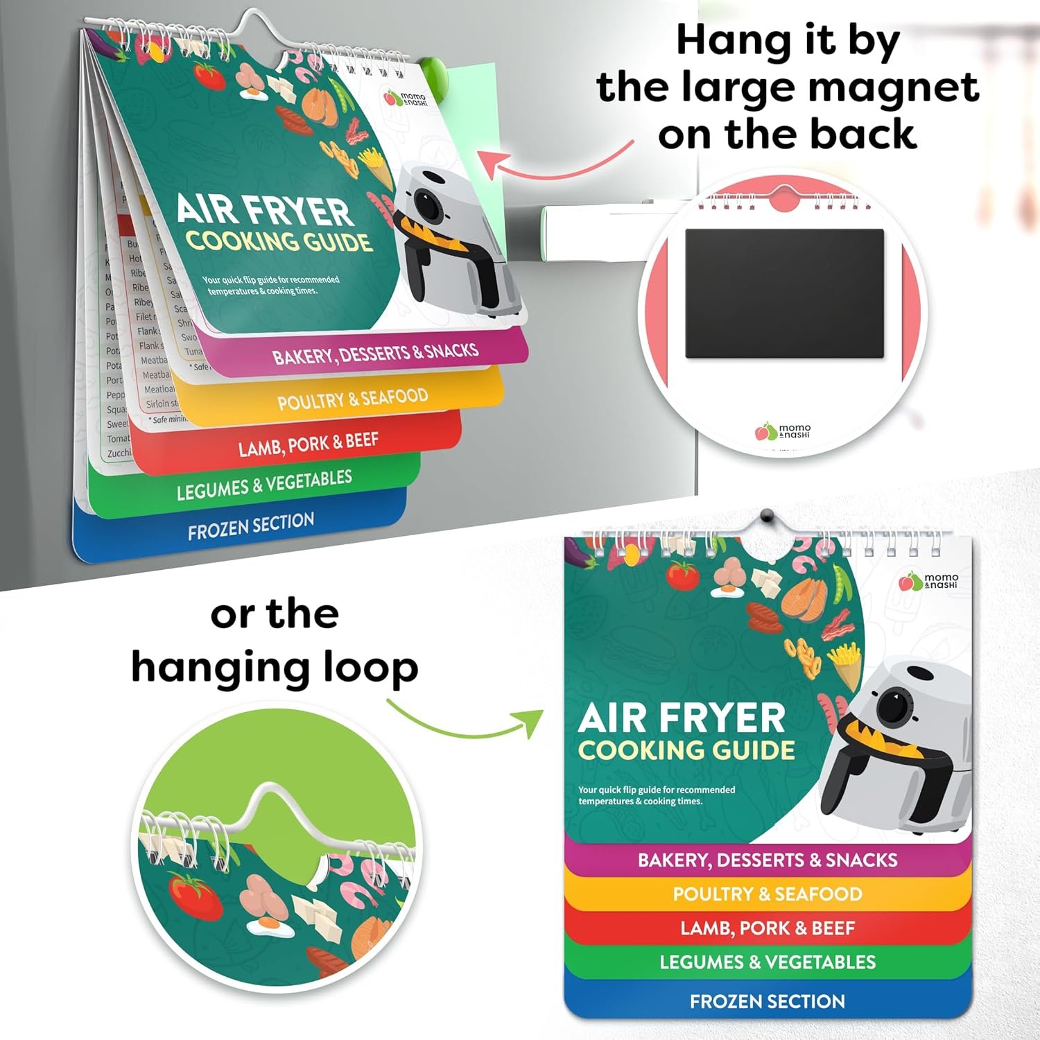 wholesale air fryer cheat sheet magnets cooking guide booklet - air fryer cookbooks - air fryer liners - air fryers kitchen gifts gadgets 2025 - air fryer accessories - air fryer cooking guide factory & supplier oem