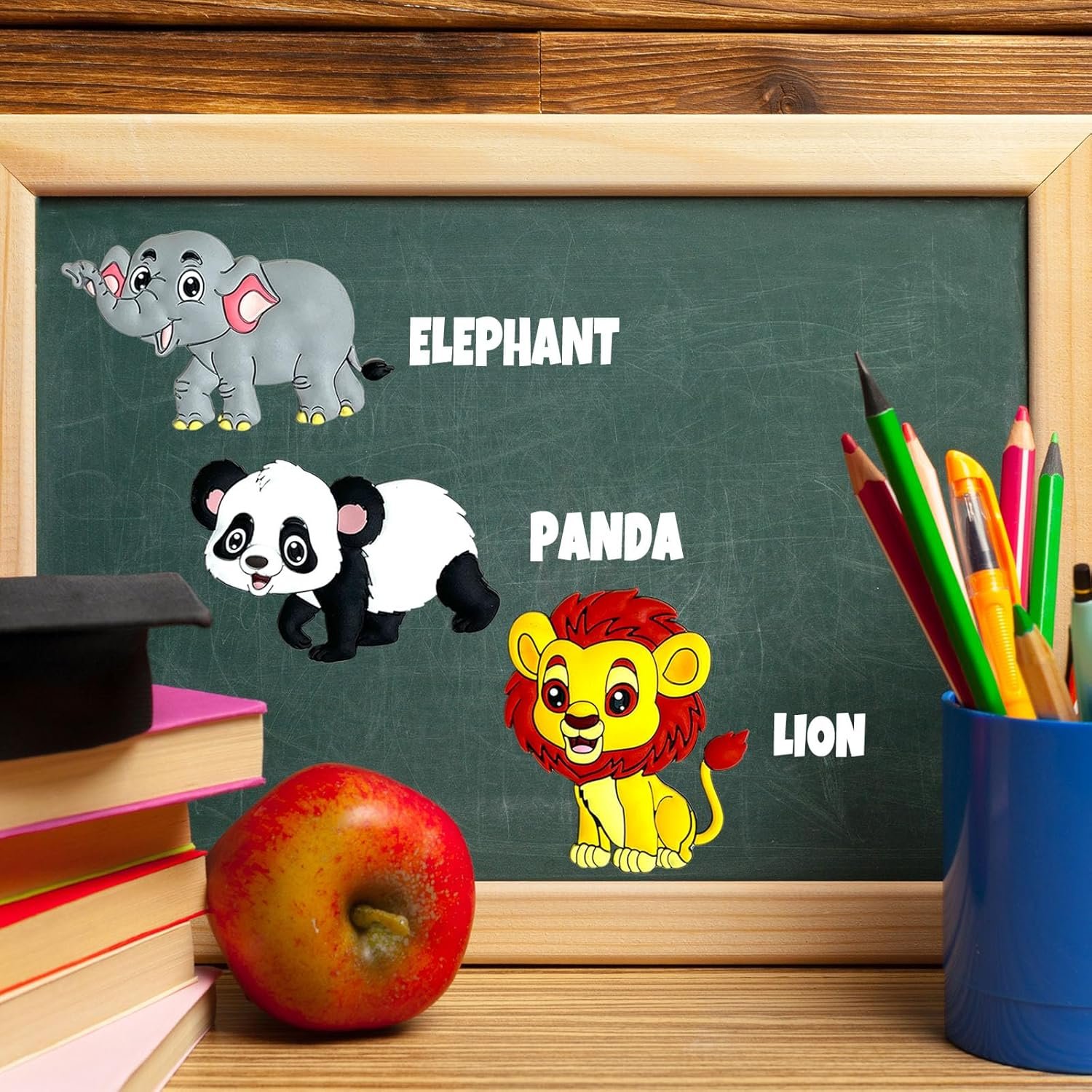 wholesale fridge magnets for toddlers,jungle animal refrigerator magnets for kids,safari fridge magnetic,baby learning magnet educational toys gift for whiteboard factory & supplier oem