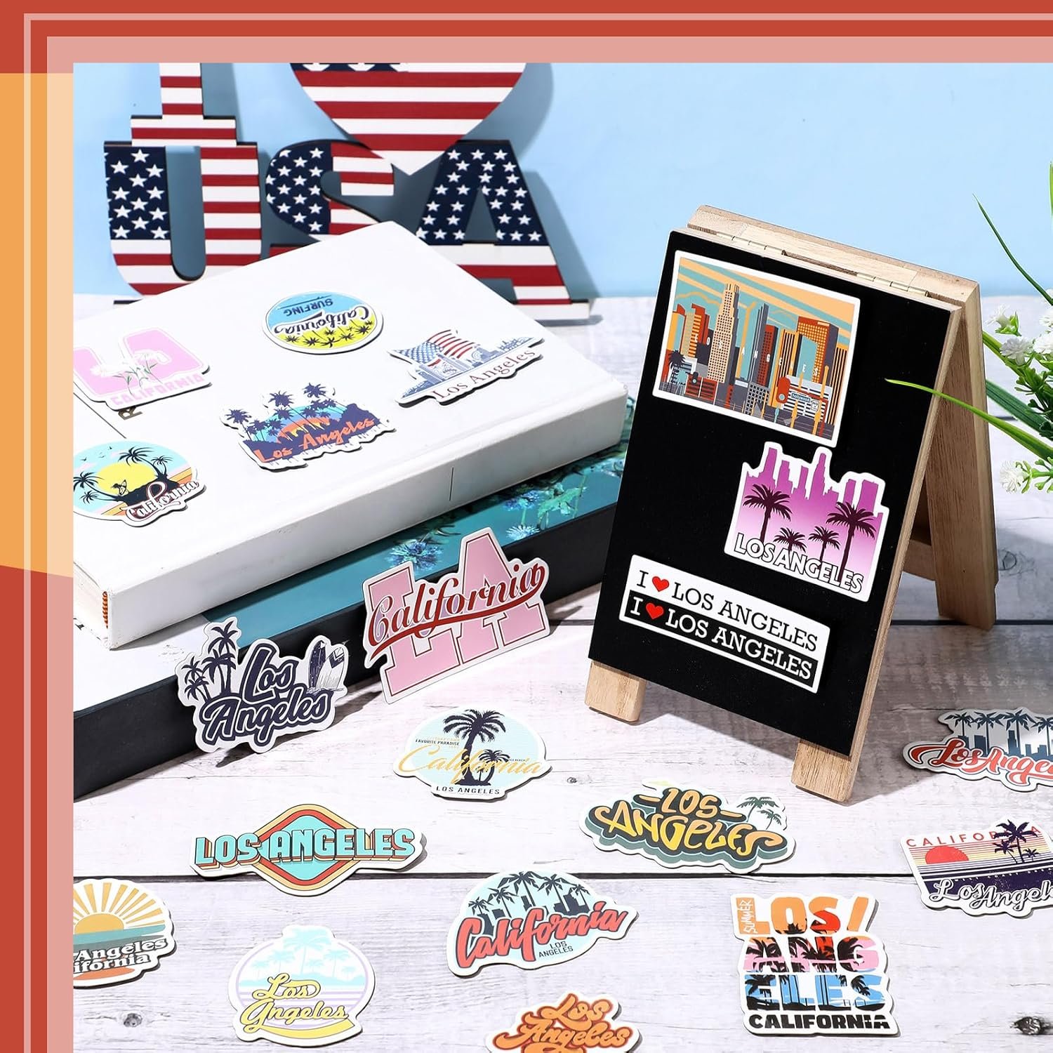 wholesale konohan 30 pcs los angeles souvenirs gifts los angeles magnet for refrigerator city magnetic fridge stickers for home decoration factory & supplier oem