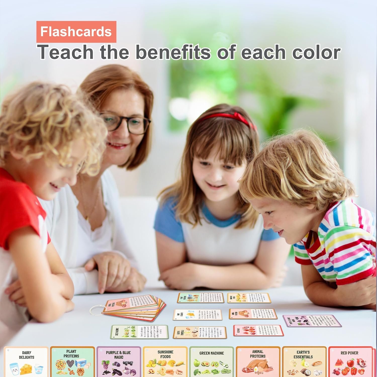 wholesale eat the rainbow foods exploration chart for kids healthy eating motivation + 40 stars & bonus flashcards magnetic chart for picky eating educational gift for boys girls ages 4 5 6 7 8 9 factory & supplier oem