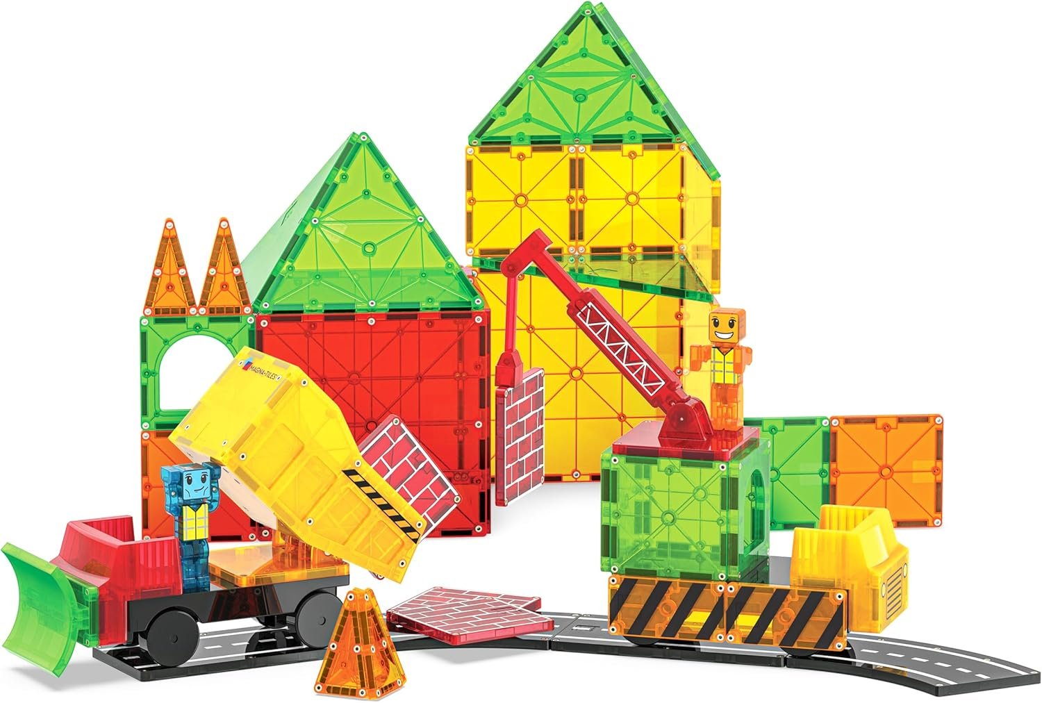 wholesale magna-tiles builder xl 50-piece magnetic construction set, the original magnetic building brand factory & supplier oem